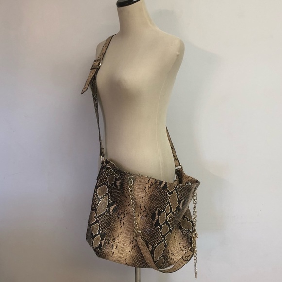 Michael Kors Handbags - Michael Kors Large Snakeskin Crossbody